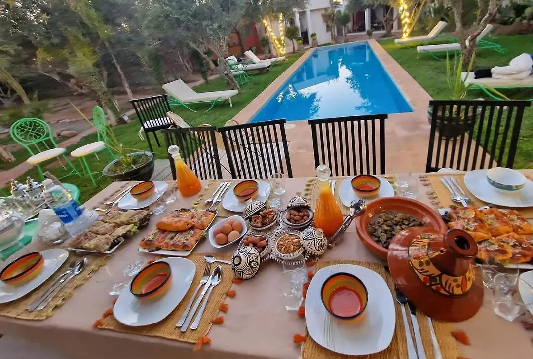 Manzal Lahbab, 2Villas 2Bungalows 2Piscines Et Jardins Ouled Jelal Penzion
