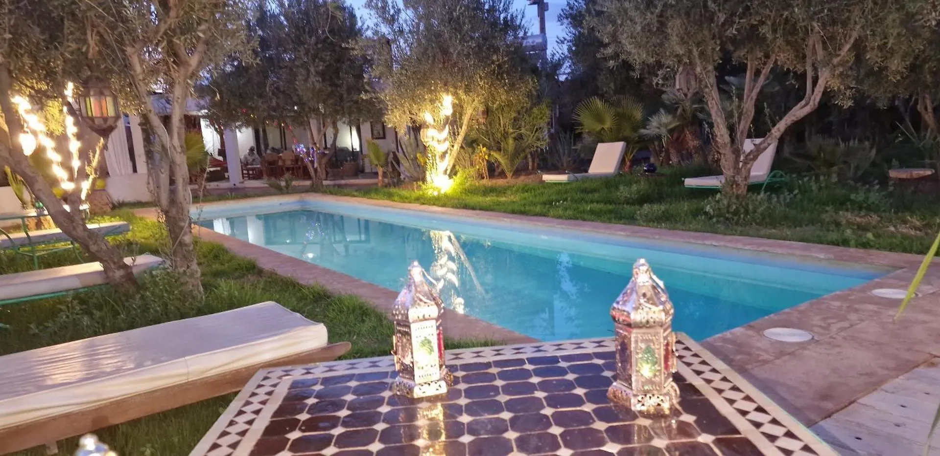 Penzion Manzal Lahbab, 2Villas 2Bungalows 2Piscines Et Jardins Ouled Jelal